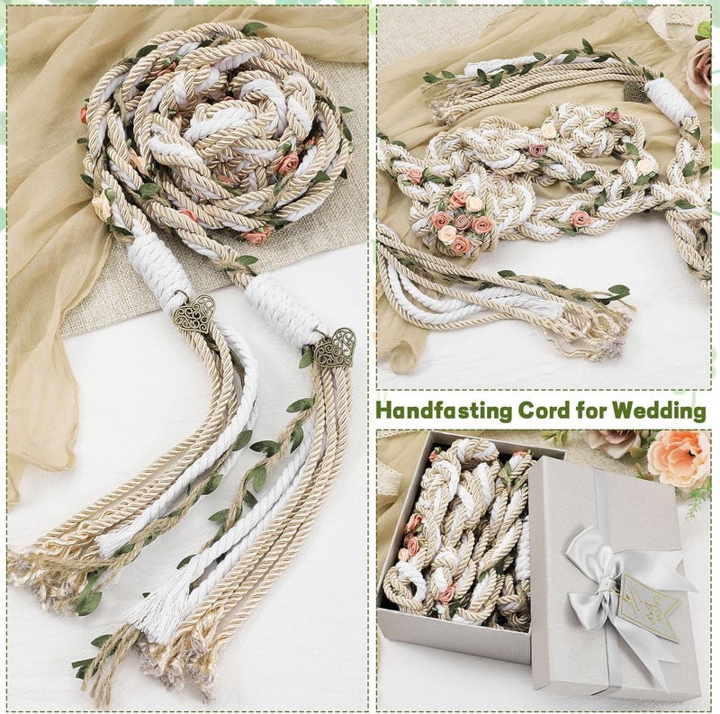 ReliThick Wedding Lasso Handfasting Cord for Wedding Ceremony Rustic Lasso Lazos Cord Traditional Catholic - Image 5